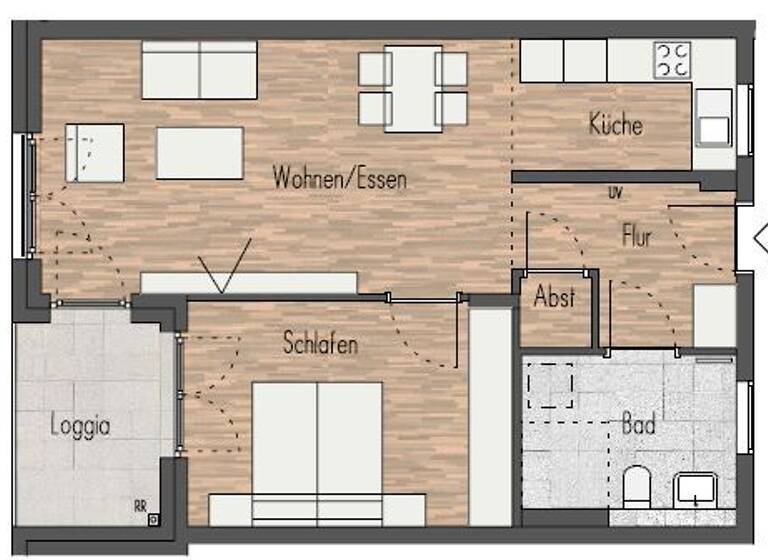 Wohnung zum Kauf 415.900 € 2 Zimmer 58,5 m²<br/>Wohnfläche 3.<br/>Geschoss Christophstraße 16 Echterdingen Leinfelden-Echterdingen / Echterdingen 70771