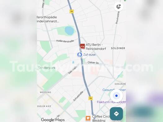 Wohnung zur Miete nur mit Wohnberechtigungsschein Tauschwohnung 400 € 2 Zimmer 70 m² 1. Geschoss Reinickendorf Berlin 13409