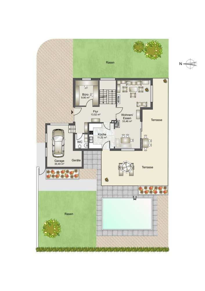 Einfamilienhaus zum Kauf 896.000 € 129,9 m²<br/>Wohnfläche 671 m²<br/>Grundstück Kaltenbrunnenstrasse 11 Lauterach 6923