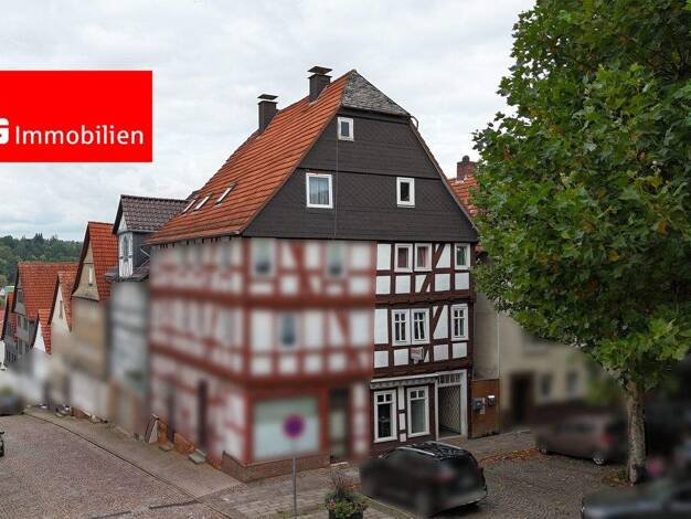Wohn- und Geschäftshaus zum Kauf als Kapitalanlage geeignet 149.000 € 5 Zimmer 170 m² 78 m² Grundstück Frankenberg 35066