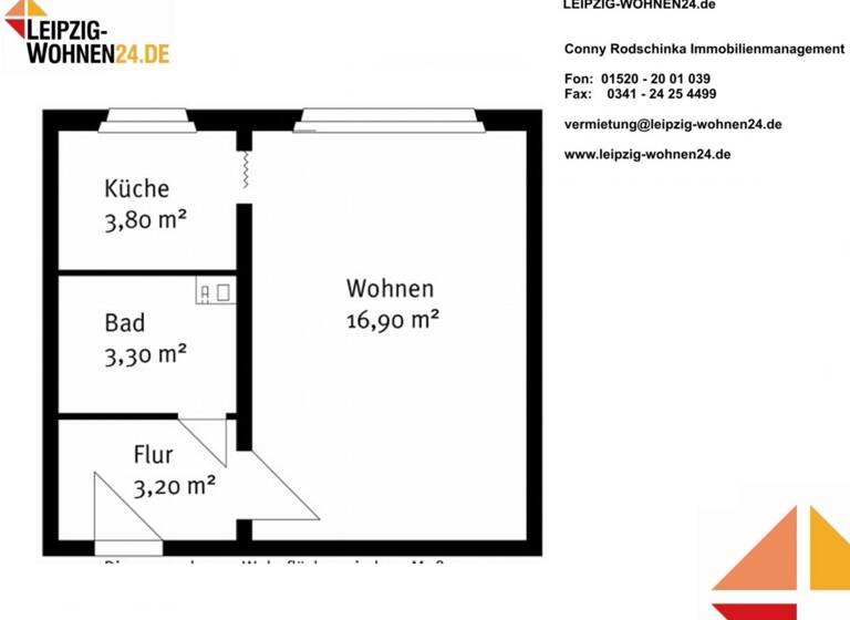 Studio zur Miete 260 € 1 Zimmer 26 m² 5. Geschoss Stollbergerstr. 10 Thekla Leipzig 04349