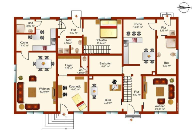 Sonstiges zum Kauf als Kapitalanlage geeignet 186.000 € 10 Zimmer 275 m² 2.210 m² Grundstück Schmölener Straße 4 Polz Dömitz 19303