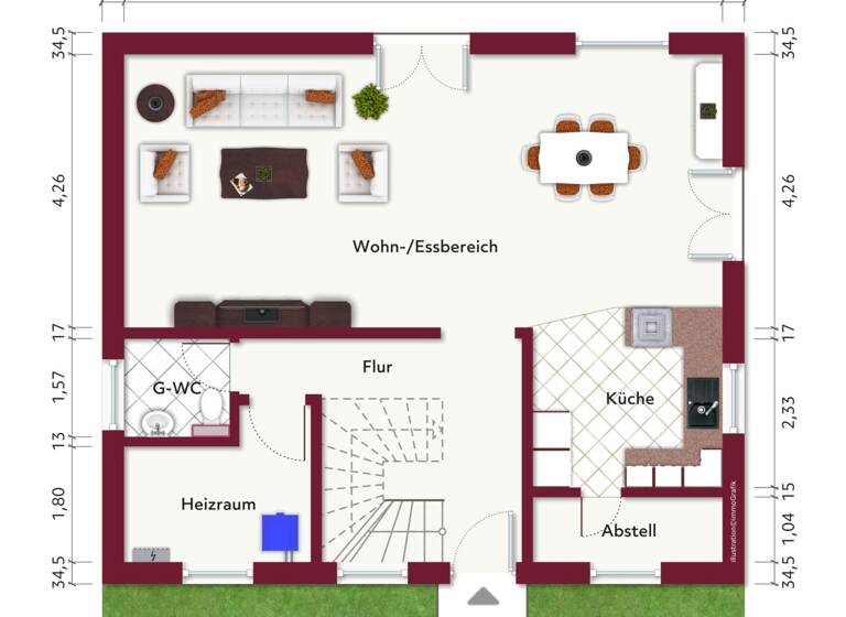 Einfamilienhaus zum Kauf provisionsfrei 349.000 € 4 Zimmer 122 m²<br/>Wohnfläche 781 m²<br/>Grundstück Oberleichtersbach Oberleichtersbach 97789