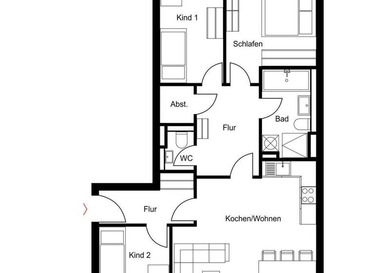 Wohnung zur Miete 1.674 € 4 Zimmer 98 m² 4. Geschoss Elsa-Neumann-Straße 7 Siemensstadt Berlin 13629