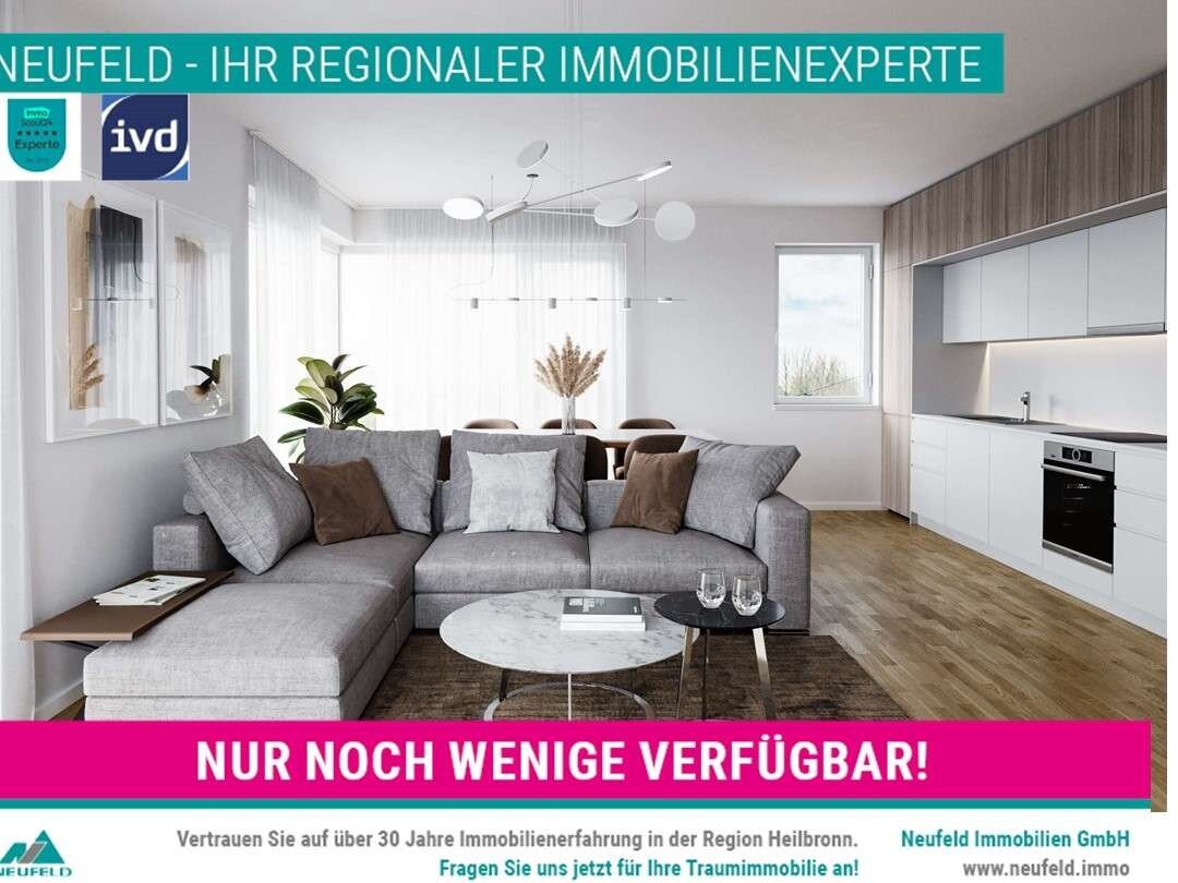 Wohnung zur Miete 699 € 1 Zimmer 33,5 m²<br/>Wohnfläche EG<br/>Geschoss 01.02.2025<br/>Verfügbarkeit Wartbergstraße 8/2 Nordstadt Heilbronn 74072