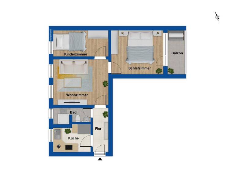 Wohnung zum Kauf 175.000 € 3 Zimmer 51 m² 1. Geschoss Eltingen Leonberg 71229