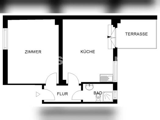 Wohnung zur Miete Tauschwohnung 550 € 2 Zimmer 47 m² 3. Geschoss Zollstock Rodenkirchen 50969