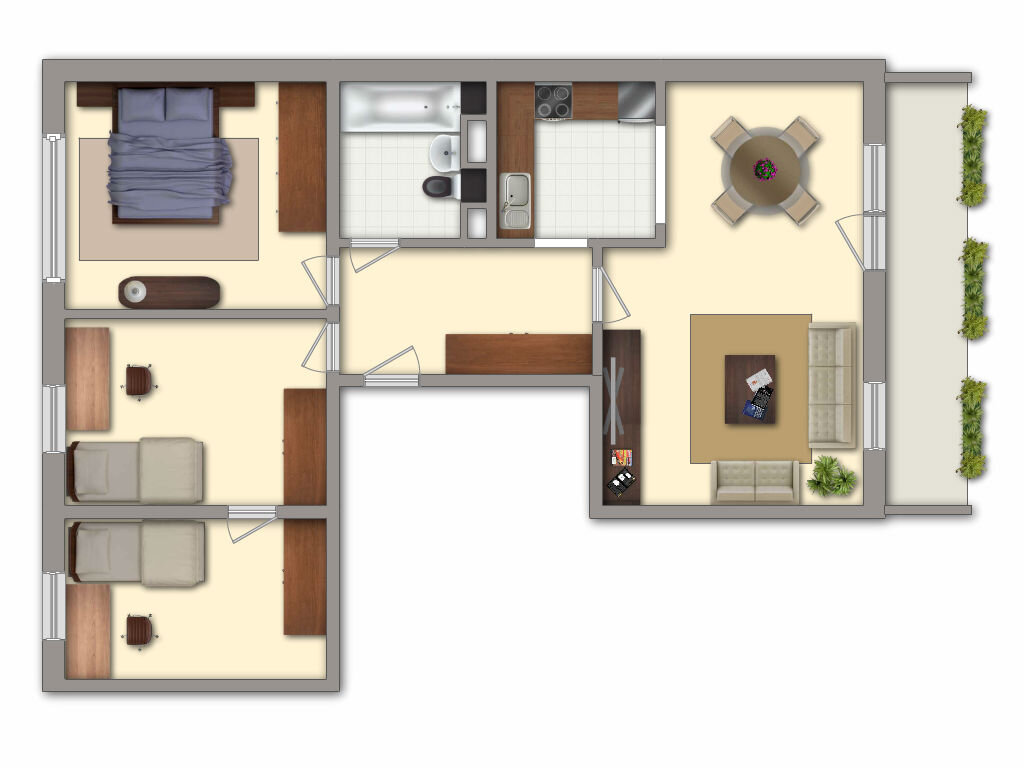 Wohnung zur Miete 456 € 4 Zimmer 67,3 m²<br/>Wohnfläche 1.<br/>Geschoss 01.02.2025<br/>Verfügbarkeit Zum Schwärzesee 51 Finowtal Eberswalde 16227