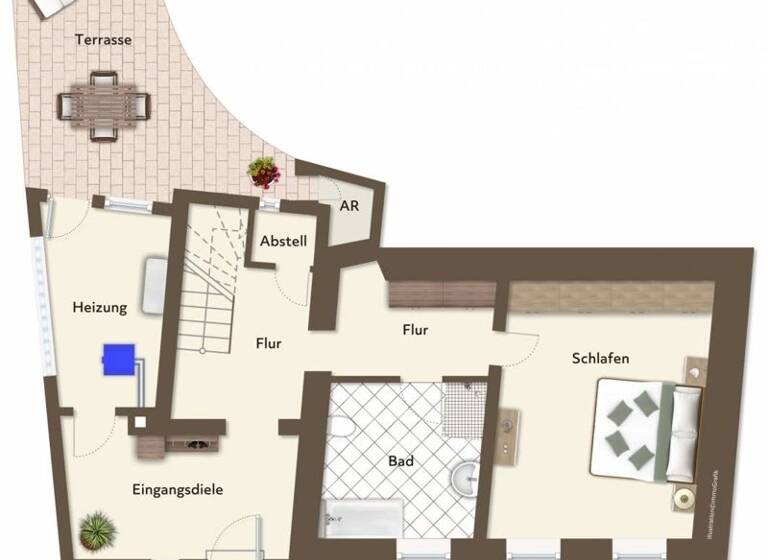 Wohnung zum Kauf 229.000 € 3,5 Zimmer 105 m² Burglengenfeld 93133