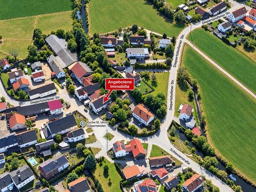Mehrfamilienhaus zum Kauf 140.000 € 13 Zimmer 300 m² 752 m² Grundstück Diepertshofener Straße 12 Diepertshofen Pfaffenhofen a.d.Roth 89284