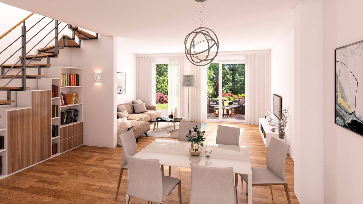Reihenmittelhaus zum Kauf - Neubau - Ansicht 4