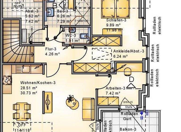 Wohnung zur Miete - Erstbezug 1.225 € 3 Zimmer 79 m² frei ab 15.04.2026 Bad Zwischenahn II Bad Zwischenahn 26160