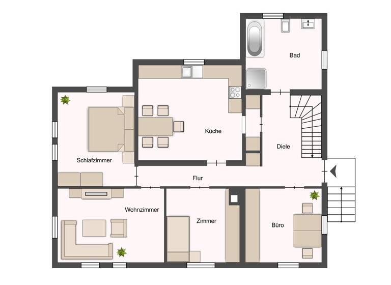 Einfamilienhaus zum Kauf 280.000 € 7 Zimmer 140 m² 1.399 m² Grundstück Wiesenbach Blaufelden / Wiesenbach 74572