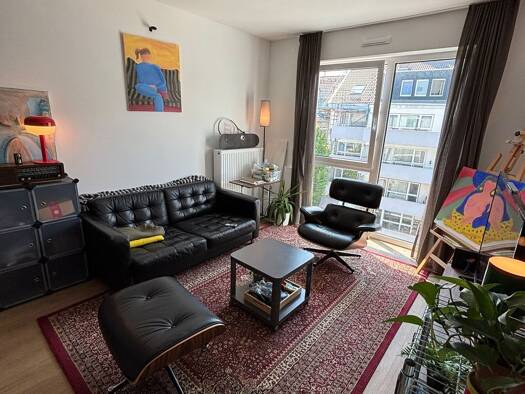 Wohnung zur Miete 990 € 2 Zimmer 40 m² Geschoss 3/4 frei ab sofort Himmelgeister Straße 66 Bilk Düsseldorf 40225