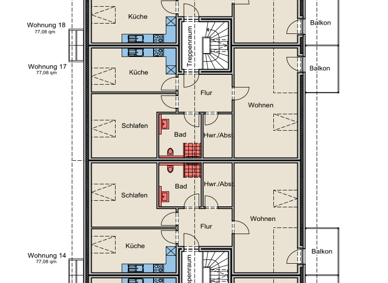 Wohnung zum Kauf - Erstbezug 245.000 € 2 Zimmer 80,1 m² Klixbüll 25899