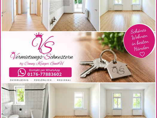 Wohnung zur Miete 470 € 3 Zimmer 74 m² 2. Geschoss frei ab sofort Straßburger Straße 21 Altchemnitz Chemnitz 09120