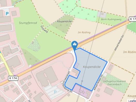 Gewerbegrundstück zum Kauf provisionsfrei 155 € 29.000 m² Grundstück Johannes-Guttenberg-Straße Dietzenbach 63128