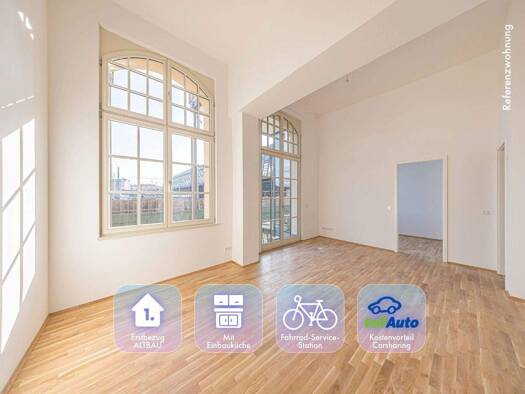 Wohnung zur Miete - Erstbezug 711 € 2 Zimmer 58,6 m² 3. Geschoss frei ab 01.09.2026 Straße der Nationen 78 Zentrum Chemnitz 09111