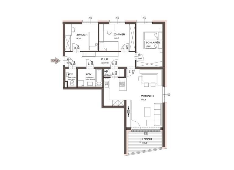Wohnung zum Kauf 441.018 € 4 Zimmer 84,4 m²<br/>Wohnfläche Vöcklabruck 4840