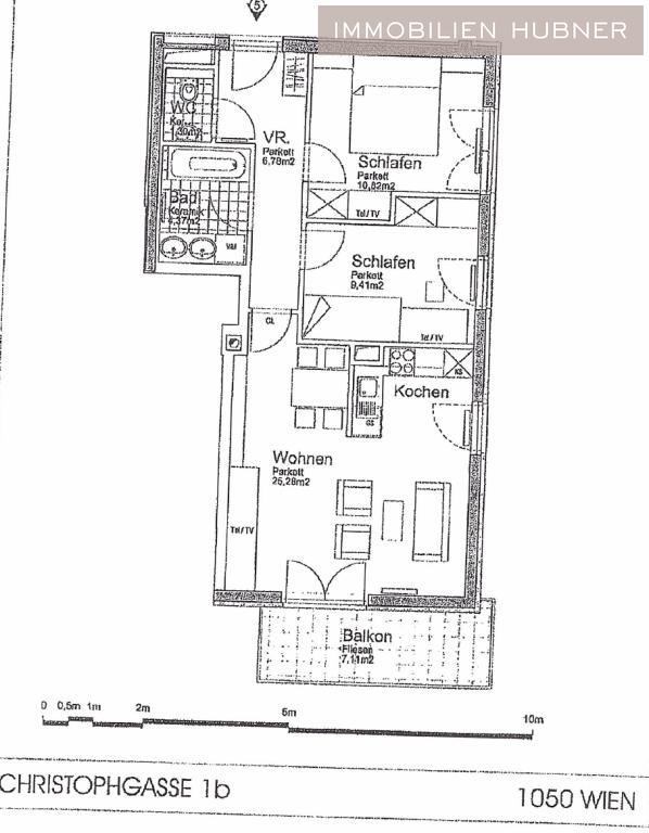 Wohnung zur Miete 1.057 € 3 Zimmer 60 m²<br/>Wohnfläche 1.<br/>Geschoss Wien 1050