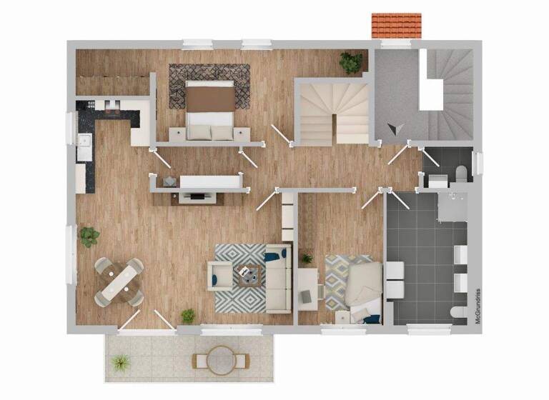 Maisonette zur Miete - Erstbezug 2.450 € 6 Zimmer 190 m² frei ab 01.04.2026 Waldbrunn Brunnthal 85649