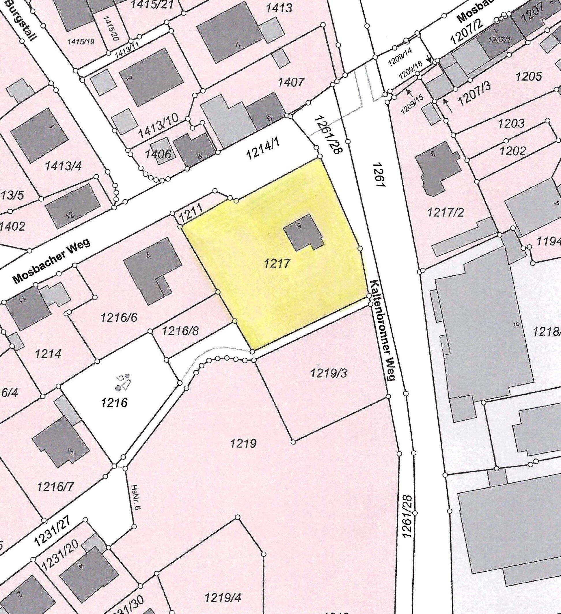 Grundstück zum Kauf 320.000 € 1.955 m²<br/>Grundstück Mosbacher Weg 5 Feuchtwangen Feuchtwangen 91555