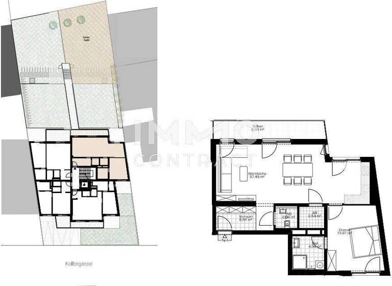 Wohnung zum Kauf - Erstbezug 568.000 € 2 Zimmer 69,5 m² 1. Geschoss Wien 1230