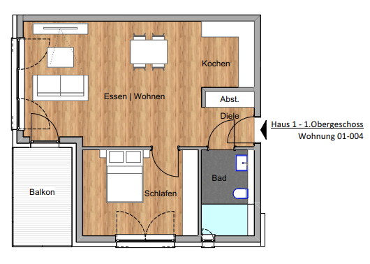 Wohnung zur Miete 848 € 2 Zimmer 65,2 m²<br/>Wohnfläche 1.<br/>Geschoss ab sofort<br/>Verfügbarkeit Kuchenheim Euskirchen 53881