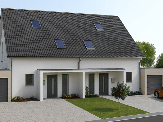 Doppelhaushälfte zum Kauf - Erstbezug als Kapitalanlage geeignet 375.000 € 5 Zimmer 112 m² 300 m² Grundstück Leutendorf Marktredwitz 95615