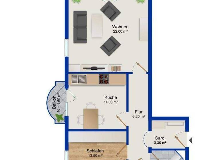 Wohnung zum Kauf 249.000 € 2 Zimmer 69 m² 3. Geschoss Burghausen 84489