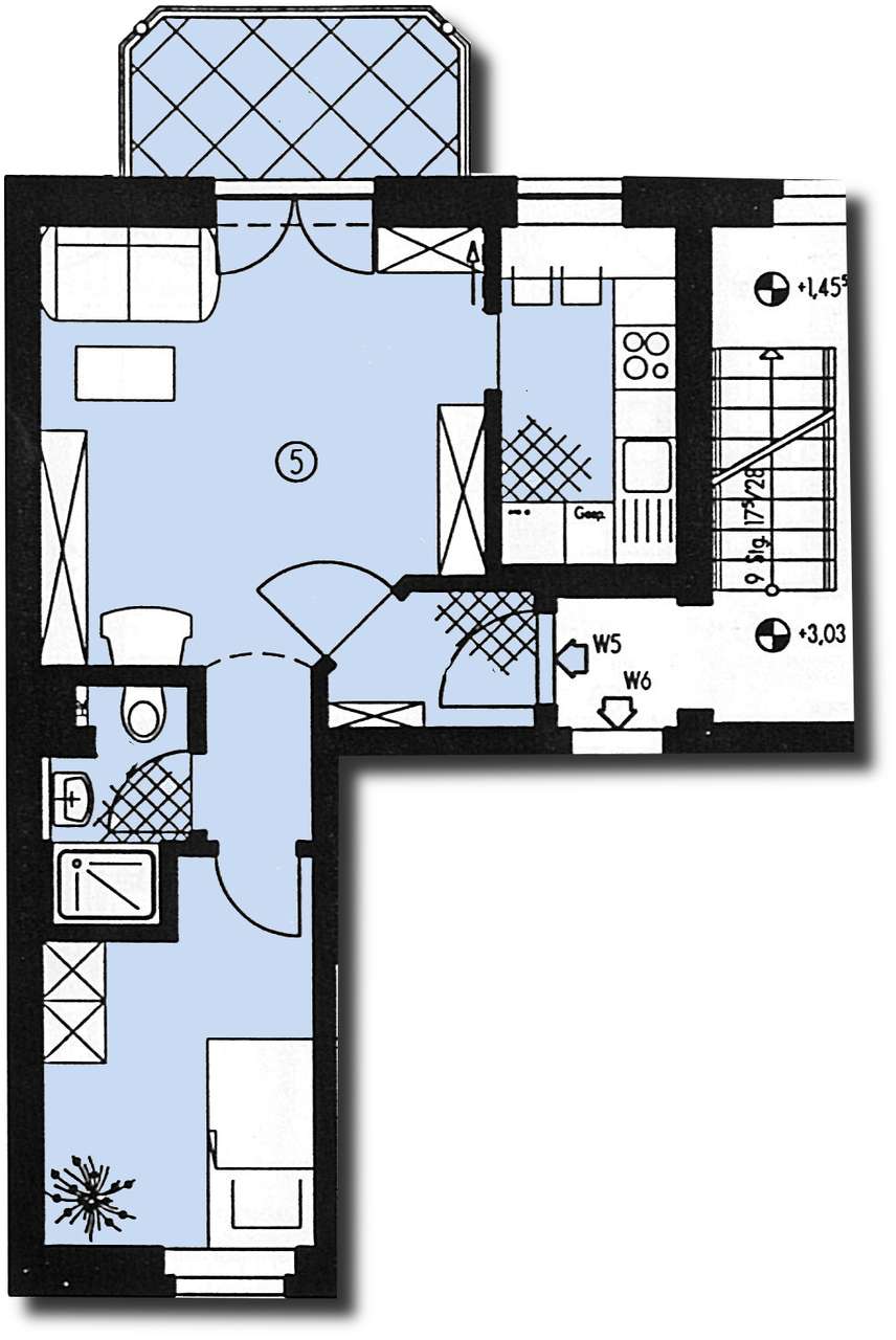 Wohnung zur Miete 230 € 1,5 Zimmer 37,9 m²<br/>Wohnfläche 1.<br/>Geschoss 01.02.2025<br/>Verfügbarkeit Karl-Keil-Straße 34 Marienthal West 435 Zwickau 08060