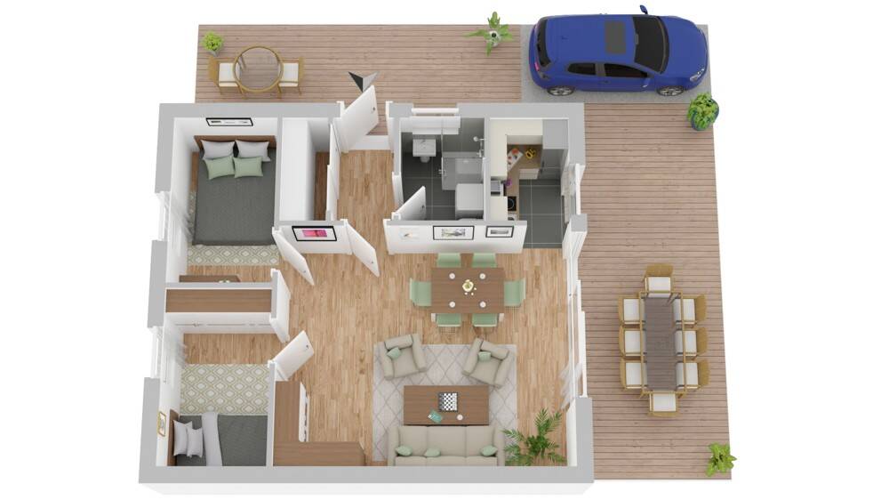 Haus zum Kauf 105.000 € 2 Zimmer 45,4 m²<br/>Wohnfläche 458 m²<br/>Grundstück Neuland 18 Behrensdorf Behrensdorf 24321