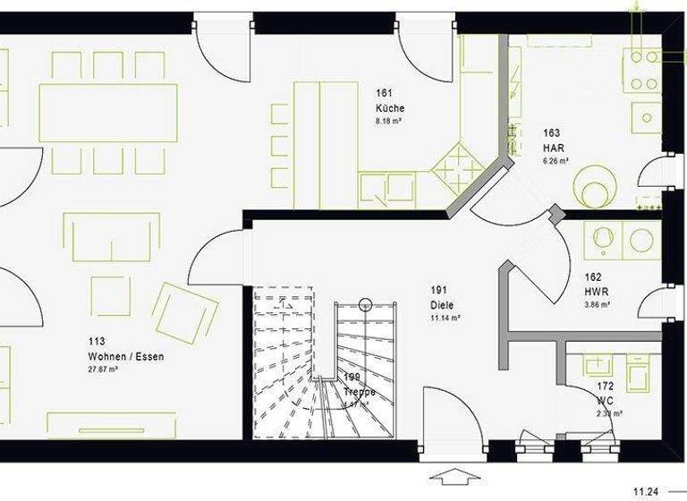 Einfamilienhaus zum Kauf - Erstbezug provisionsfrei 459.000 € 4 Zimmer 127 m² 299 m² Grundstück Mörfelden Mörfelden-Walldorf 64546