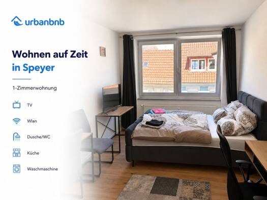 Studio zur Miete auf Zeit 990 € 1 Zimmer 32 m² frei ab sofort Ludwigstraße Speyer 67346
