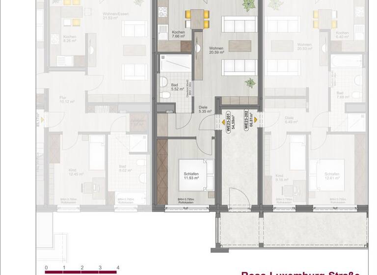 Wohnung zur Miete 464 € 2 Zimmer 54,6 m² Geschoss 2/6 frei ab 01.05.2026 Rosa-Luxemburg-Straße 23 Pößneck,Stadt Pößneck 07381