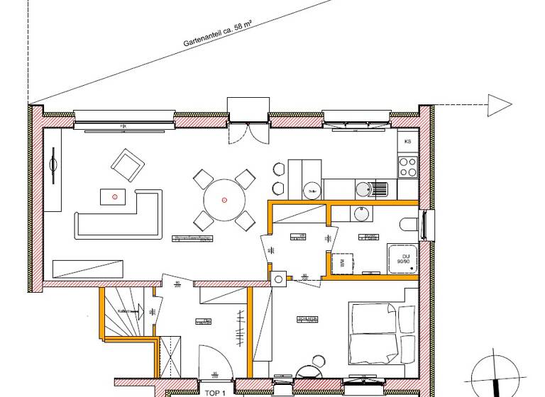 Wohnung zur Miete 700 € 2 Zimmer 64 m² Schickengasse 4 Batschuns 6835