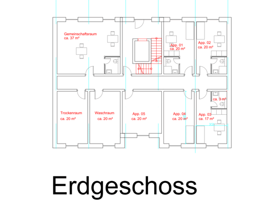 Mehrfamilienhaus zum Kauf - Erstbezug provisionsfrei als Kapitalanlage geeignet 4.550.000 € 37 Zimmer 777 m² 500 m² Grundstück teilbar ab 817 m² Trier-West Trier 54294