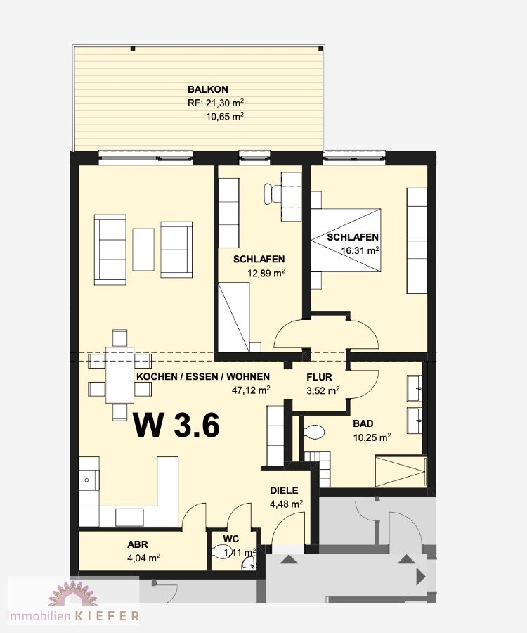 Wohnung zum Kauf provisionsfrei 426.000 € 3 Zimmer 110,7 m²<br/>Wohnfläche 2.<br/>Geschoss Tawern Tawern 54456