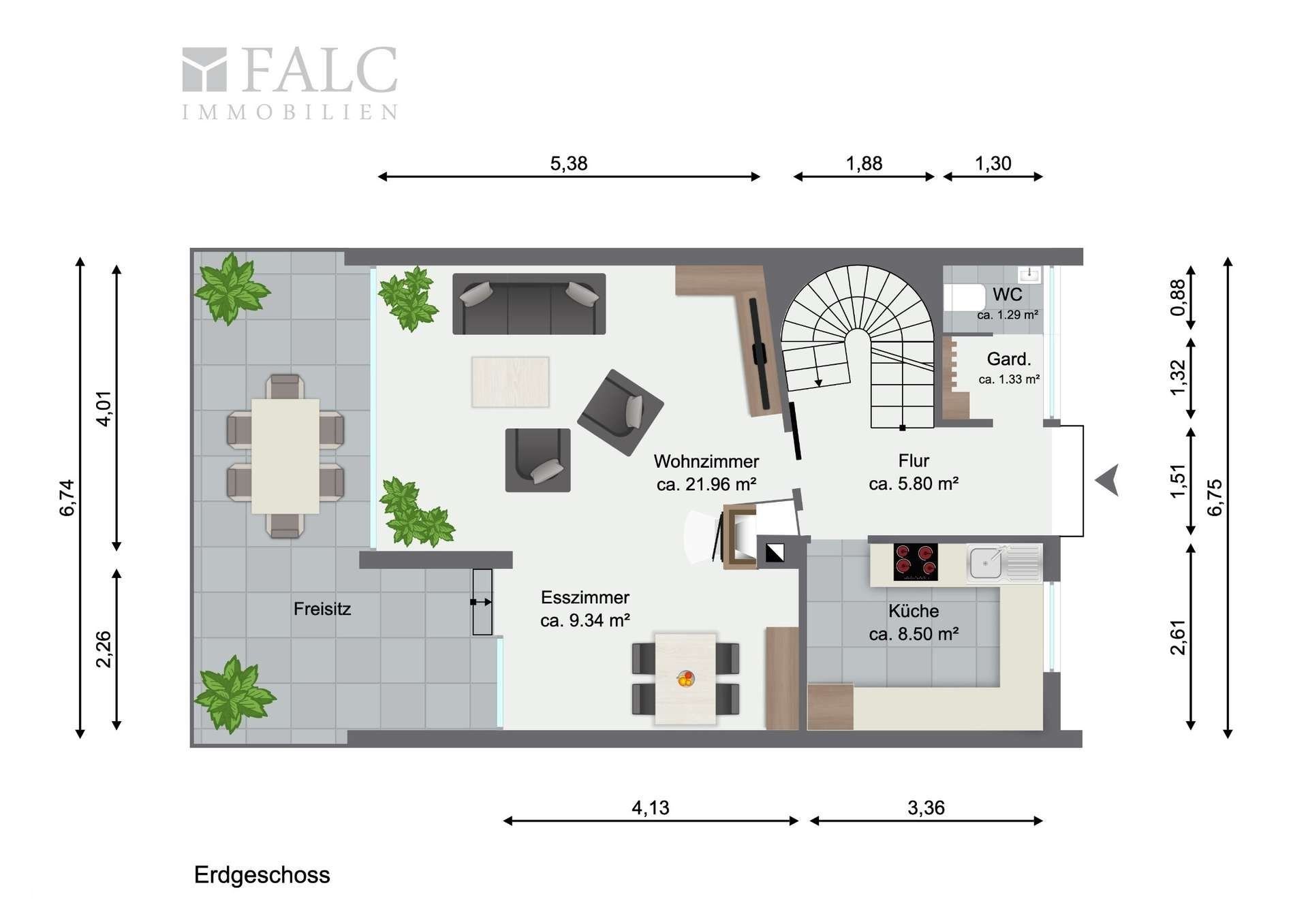 Reihenmittelhaus zum Kauf 550.000 € 4 Zimmer 139,9 m²<br/>Wohnfläche 256 m²<br/>Grundstück Böckingen - Nord Heilbronn 74080