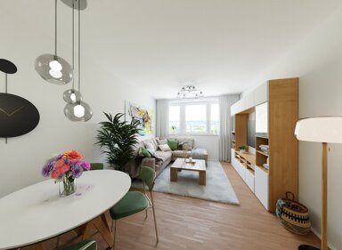 Wohnung zur Miete 490 € 3 Zimmer 79,2 m² 12. Geschoss Alfred-Delp-Ring 23 Roter Berg Erfurt 99087