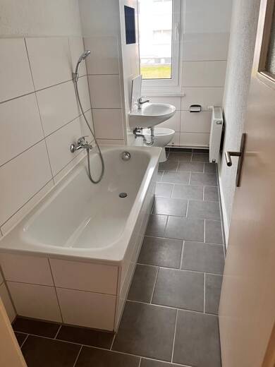 Wohnung zur Miete 300 € 2 Zimmer 46 m² 1. Geschoss frei ab sofort Wettiner Ring 12 Colditz Colditz 04680