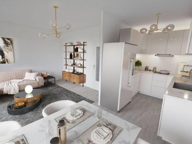 Wohnung zur Miete 383 € 3 Zimmer 57,9 m² 6. Geschoss Rigaer Straße 7 Südstadt Süd 06128