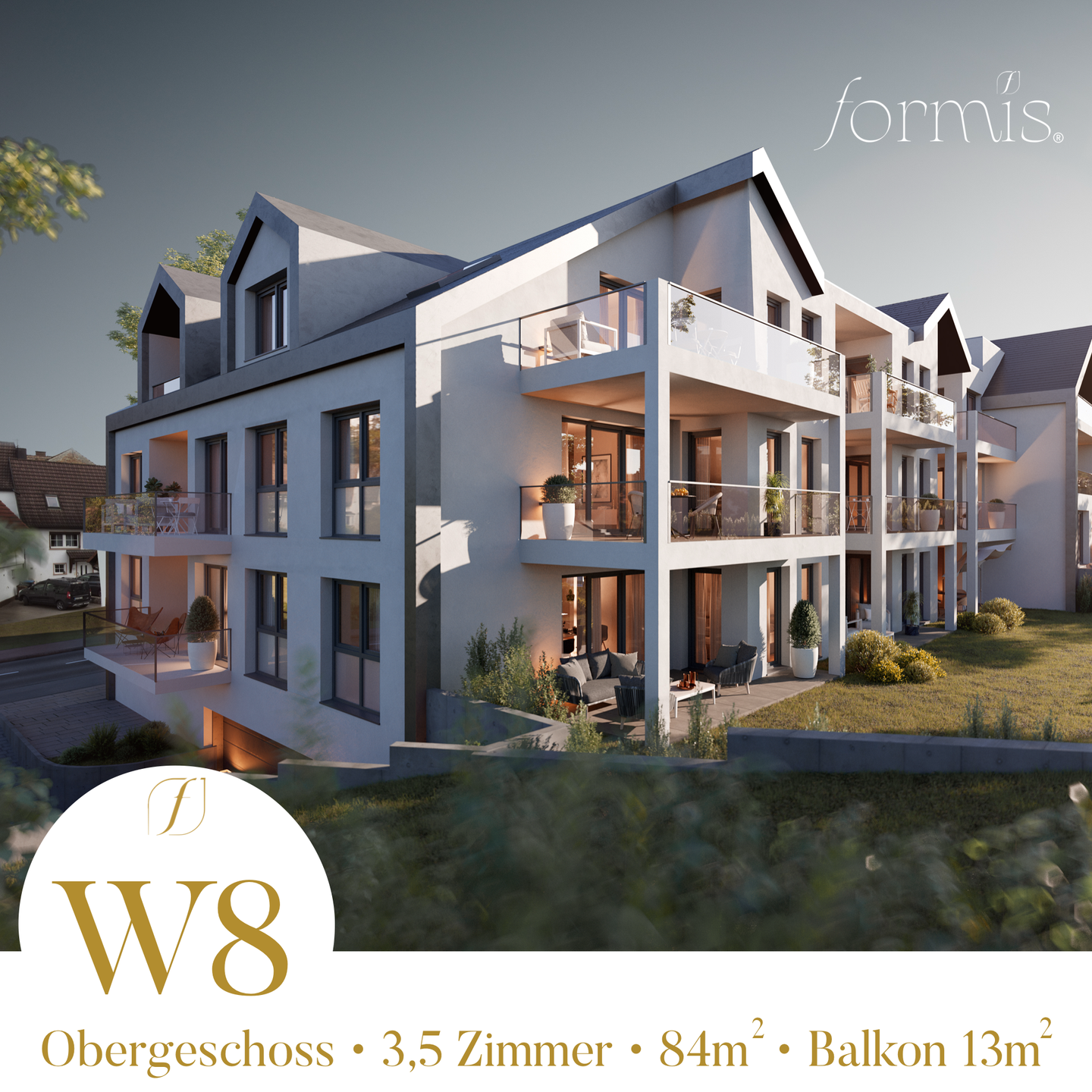 Immobilie in Empfingen - W8 - Balkontraum mit Parkblick,entspannt wohnen über dem Alltag - Bild 0