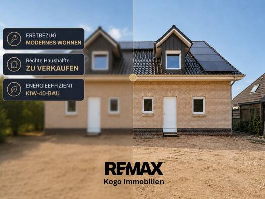 Doppelhaushälfte zum Kauf - Erstbezug 369.900 € 4 Zimmer 106 m² 229 m² Grundstück Hakenkamp Quakenbrück 49610