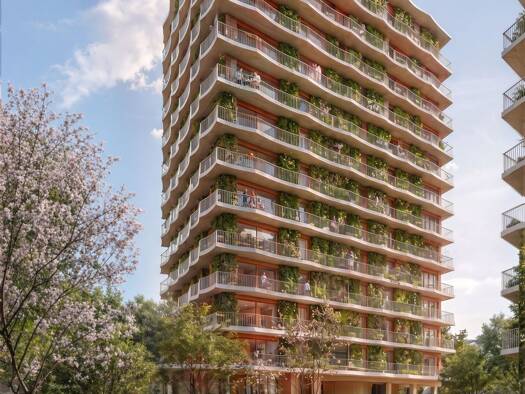 Wohnung zur Miete - Erstbezug 1.322 € 1 Zimmer 33,8 m² Rothenburgsort Hamburg 20457
