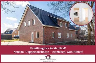 Doppelhaushälfte zum Kauf 349.900 € 5 Zimmer 116,5 m² 368 m² Grundstück Martfeld Martfeld / An der Heide 27327