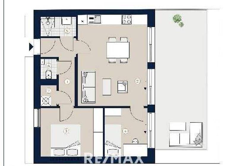 Büro zum Kauf - Erstbezug 338.870 € 3 Zimmer Meißnergasse Wien 1220