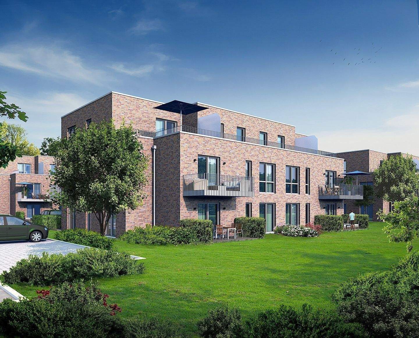 Immobilie in Brietlingen - KfW-40-QNG-Plus-Standard: Moderne 2-Zimmer-Wohnung im "Brietlinger Quartett" - Bild 0