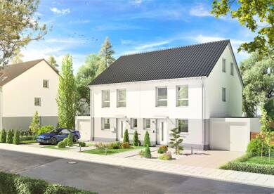 Doppelhaushälfte zum Kauf - Neubau 480.000 € 5 Zimmer 138,2 m² 295 m² Grundstück Stammheim Florstadt - Stammheim 61197