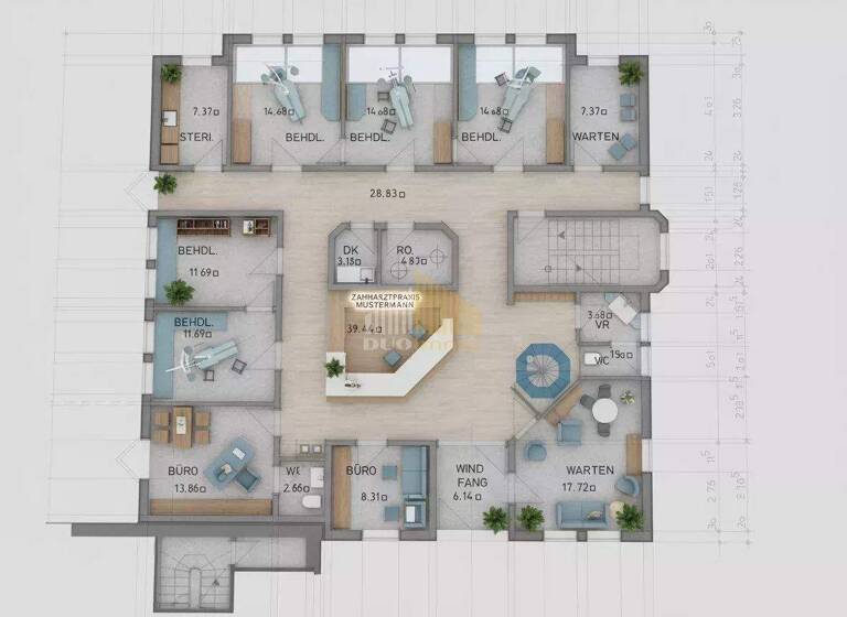 Laden zur Miete 2.871 € 15 Zimmer Gartenstraße 15 Bitburg 54634